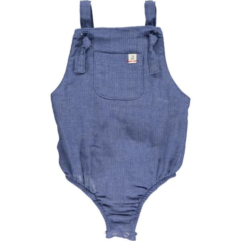 Me & Henry blue gauze bubble 3-6m